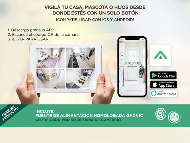 Camara de Seguridad IP Wifi Gadnic 637 Full HD - 3