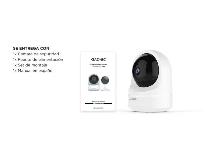 Camara de Seguridad IP Wifi Gadnic 637 Full HD - 6