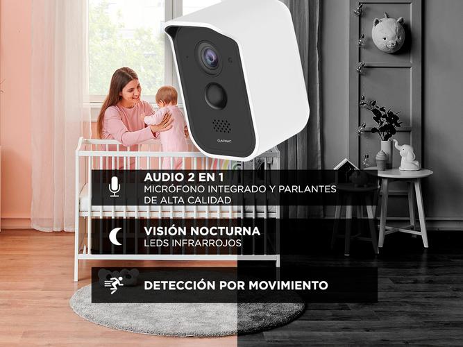 Camara de Seguridad Gadnic 803 Recargable Inalambrica Full HD Usado - 2