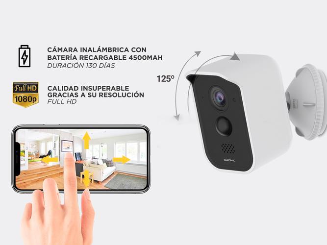 Camara de Seguridad Gadnic 803 Recargable Inalambrica Full HD Usado - 4