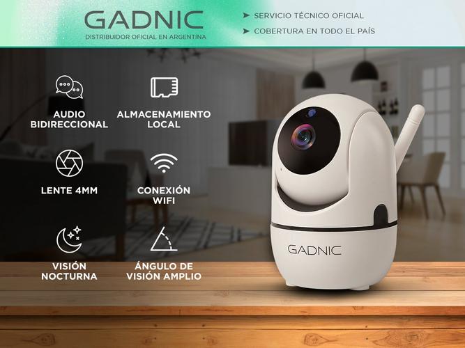 Cámara de Seguridad Gadnic Motorizada WiFi Micrófono Integrado  Outlet - 1