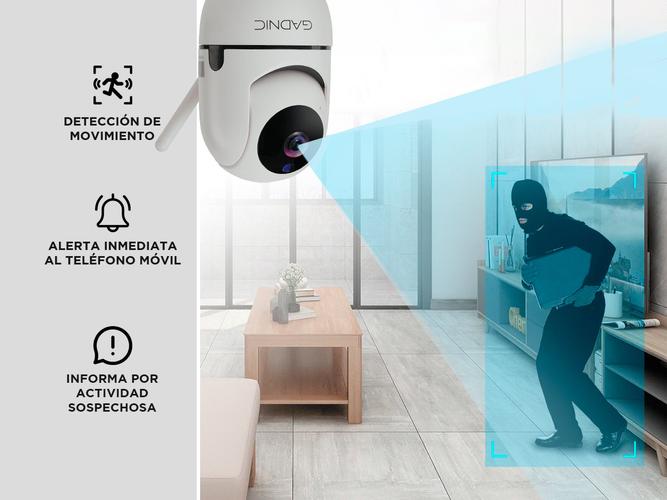 Cámara de Seguridad Gadnic Motorizada WiFi Micrófono Integrado  Outlet - 4
