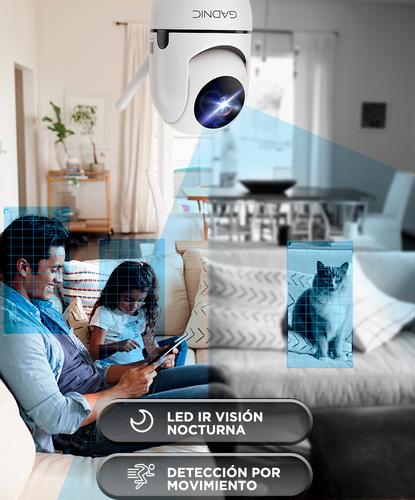 Cámara de Seguridad Gadnic SX9 IP Motorizada WiFi P2P Full Hd Visión Nocturna Outlet - 2