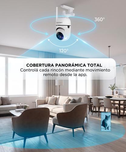 Cámara de Seguridad IP GADNIC Visión Nocturna HD Control por App - 2