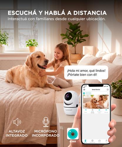 Cámara de Seguridad IP GADNIC Visión Nocturna HD Control por App - 4