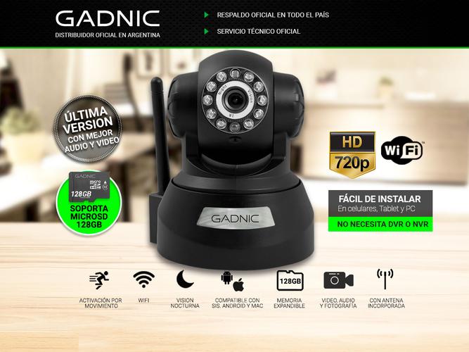 Cámara Seguridad HD P2P IP Wifi Domo Motorizado - 1