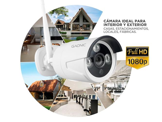 Cámaras de Seguridad x4  NVR Gadnic SX24 Interior  Exterior IP WiFi Visión Nocturna 1Tb - 4