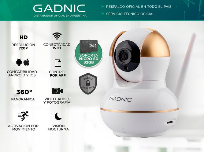 Cámara de Seguridad Gadnic CAMS27 Sensor PIR de Movimiento - 1