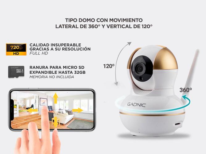 Cámara de Seguridad Gadnic CAMS27 Sensor PIR de Movimiento - 3