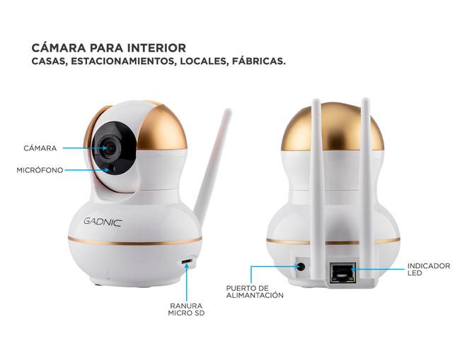 Cámara de Seguridad Gadnic CAMS27 Sensor PIR de Movimiento - 4