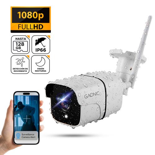 Cámara de Seguridad Gadnic SX37 Bullet Interior  Exterior IP WiFi Full HD Visión Nocturna - 0