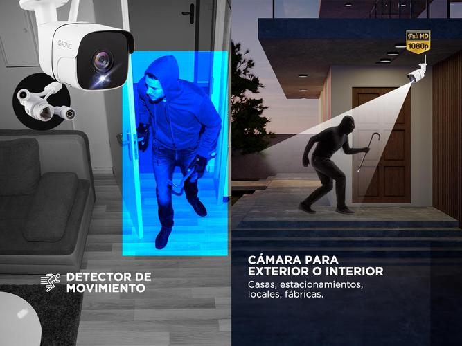 Cámara de Seguridad Gadnic SX37 Bullet Interior  Exterior IP WiFi Full HD Visión Nocturna - 4