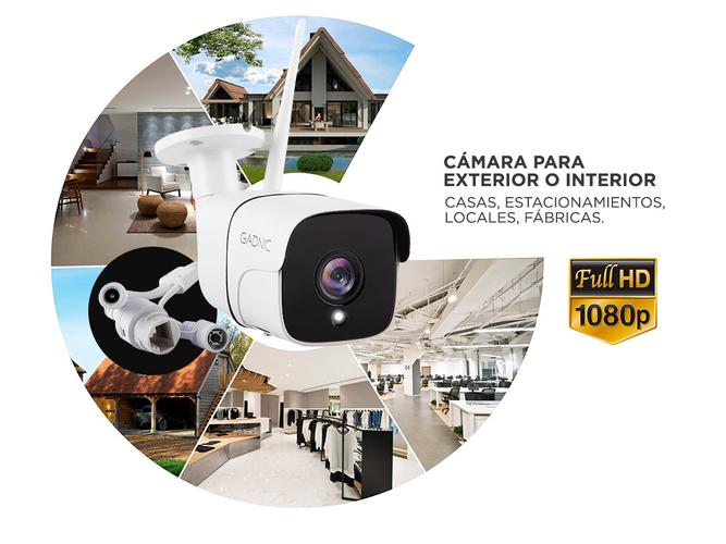 Cámara de Seguridad Gadnic SX37 Bullet Interior / Exterior IP WiFi Full HD Visión Nocturna - 4