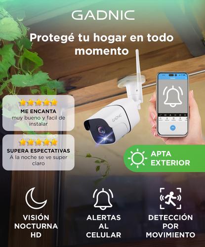 Cámara de Seguridad Gadnic SX37 Bullet Interior  Exterior IP WiFi Full HD Visión Nocturna - 1