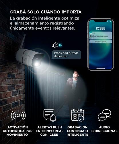 Cámara de Seguridad Gadnic SX37 Bullet Interior  Exterior IP WiFi Full HD Visión Nocturna - 2