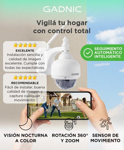 Cámara de Seguridad Gadnic Domo Motorizado IP WiFi Full HD Visión Nocturna - 1