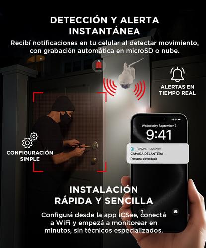 Cámara de Seguridad Gadnic Domo Motorizado IP WiFi Full HD Visión Nocturna - 2