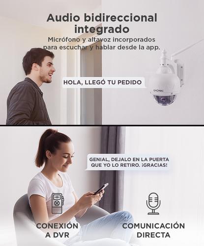 Cámara de Seguridad Gadnic Domo Motorizado IP WiFi Full HD Visión Nocturna - 4