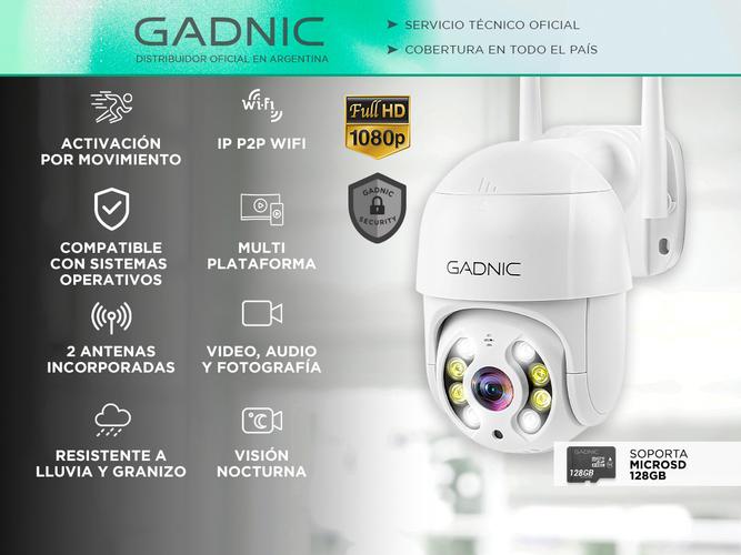 Camara de Seguridad Wifi IP Gadnic DM200W Full HD Motorizada - 1