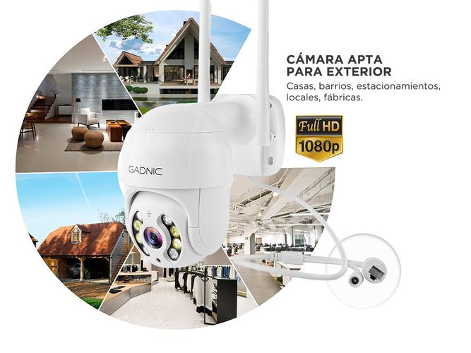 Camara de Seguridad Wifi IP Gadnic DM200W Full HD Motorizada - 3