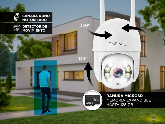 Camara de Seguridad Wifi IP Gadnic DM200W Full HD Motorizada - 4