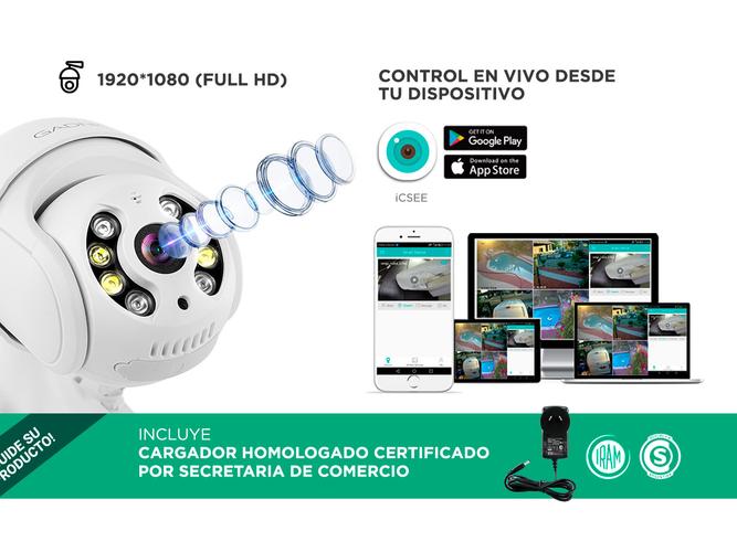 Camara de Seguridad Wifi IP Gadnic DM200W Full HD Motorizada - 5