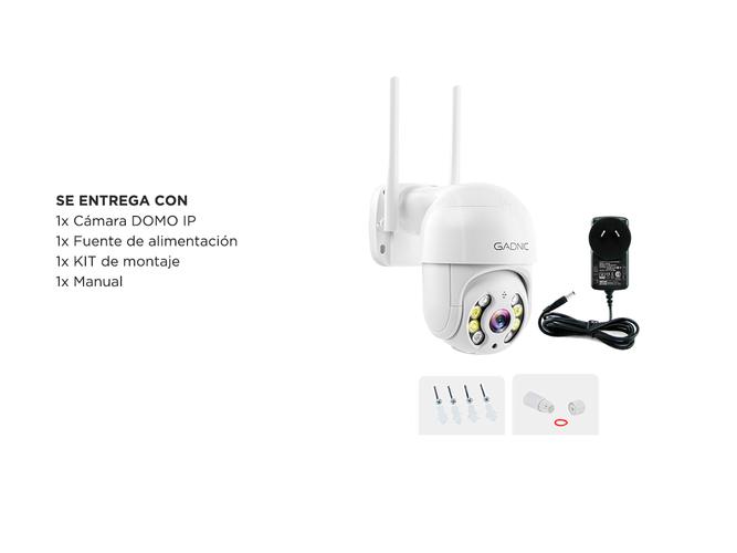 Camara de Seguridad Wifi IP Gadnic DM200W Full HD Motorizada - 6