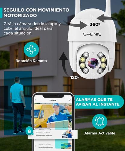 Cámara IP GADNIC 360° Visión Nocturna Full HD - 2