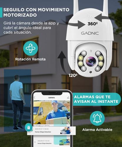 Camara de Seguridad Wifi IP Gadnic DM200W Full HD Motorizada Usado - 2