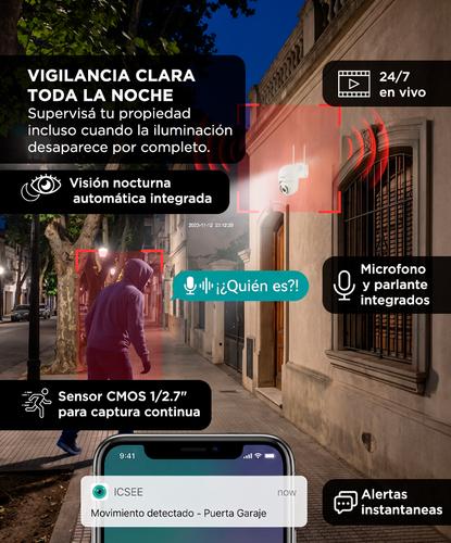 Cámara IP GADNIC 360° Visión Nocturna Full HD - 3