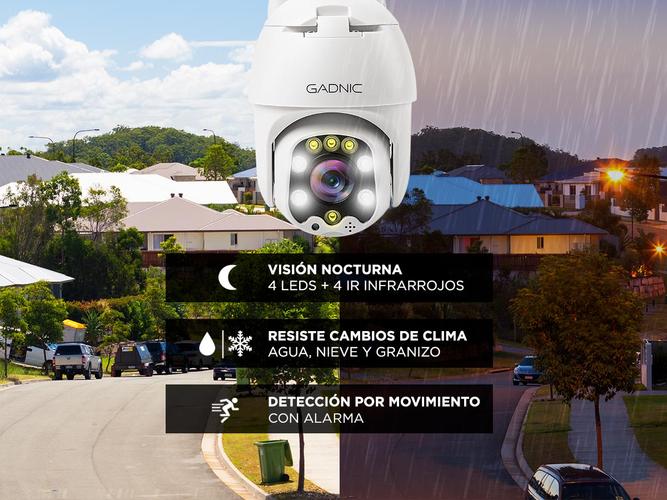 Camara De Seguridad Gadnic DM300W IP WIFI Para Exteriores 1080P Visión Nocturna - 2