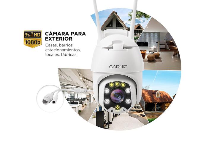 Camara De Seguridad Gadnic DM300W IP WIFI Para Exteriores 1080P Visión Nocturna - 3