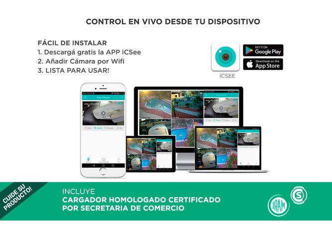 Camara De Seguridad Gadnic DM300W IP WIFI Para Exteriores 1080P Visión Nocturna - 5