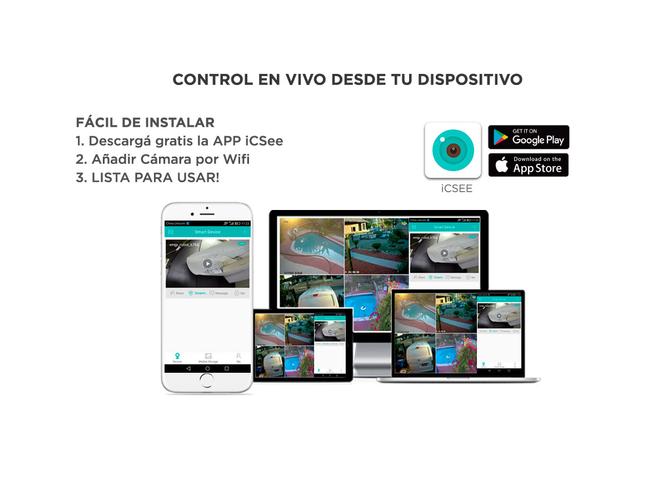Camara De Seguridad Gadnic DM300W IP WIFI Para Exteriores 1080P Visión Nocturna Outlet - 5
