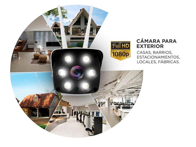 Camara De Seguridad Gadnic CM200W IP WIFI Exteriores HD 1080P  Usado - 4