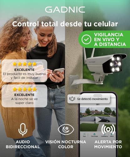 Camara De Seguridad Gadnic CM200W IP WIFI Exteriores HD 1080P  - 1