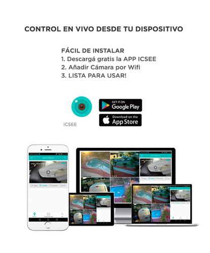 Camara De Seguridad Gadnic CM200W IP WIFI Exteriores HD 1080P  - 4