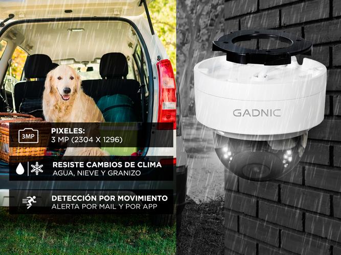 Cámara de Seguridad CMD4322 Gadnic Domo 3MP Bluetooth Visión Nocturna  Outlet - 2