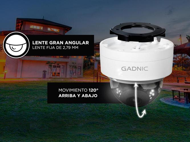 Cámara de Seguridad CMD4322 Gadnic Domo 3MP Bluetooth Visión Nocturna  Outlet - 3