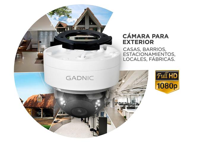 Cámara de Seguridad CMD4322 Gadnic Domo 3MP Bluetooth Visión Nocturna  - 4