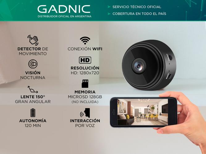 Mini Cámara Oculta Gadnic Espía Wifi Hd 1080p Visión Nocturna - 1