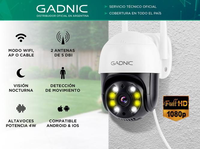 Cámara de Seguridad Gadnic P245F22 Domo 3MP IP66 Wifi Visión Nocturna - 1