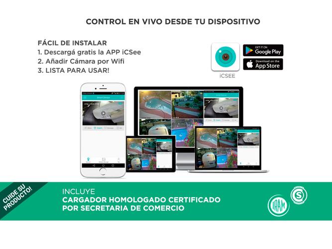 Cámara de Seguridad Gadnic P245F22 Domo 3MP IP66 Wifi Visión Nocturna - 3