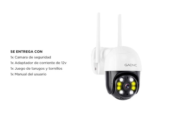 Cámara de Seguridad Gadnic P245F22 Domo 3MP IP66 Wifi Visión Nocturna - 6