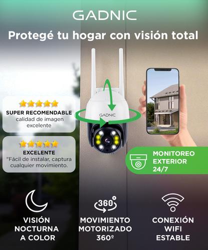 Cámara de Seguridad Gadnic P245F22 Domo 3MP IP66 Wifi Visión Nocturna - 1