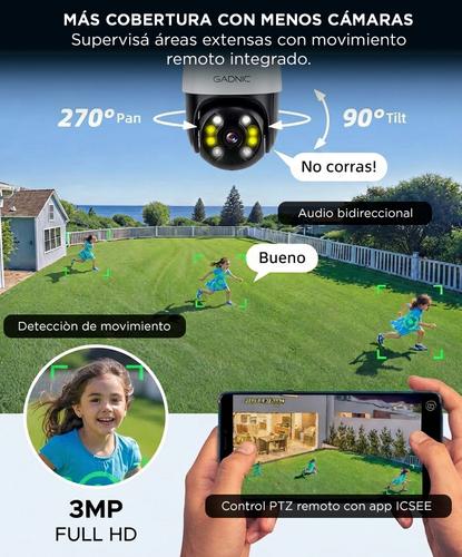 Cámara de Seguridad Gadnic P245F22 Domo 3MP IP66 Wifi Visión Nocturna - 2