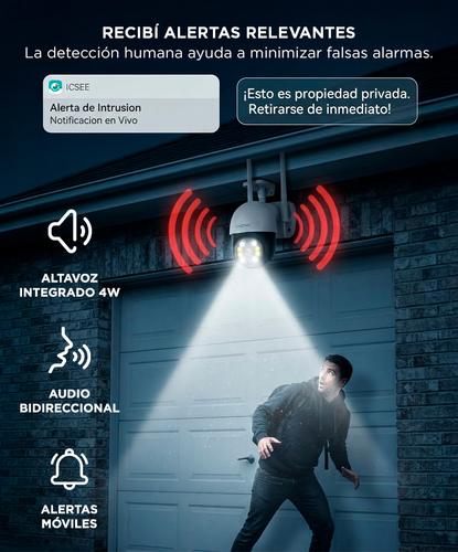Cámara de Seguridad Gadnic P245F22 Domo 3MP IP66 Wifi Visión Nocturna - 4