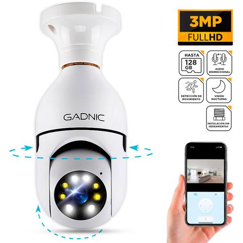 Cámara de Seguridad FULL HD Gadnic Domo Con Visión Nocturna Y Detección de Movimiento  - 0