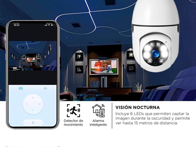 Kit x3 Camara IP Bulbo Gadnic - 2