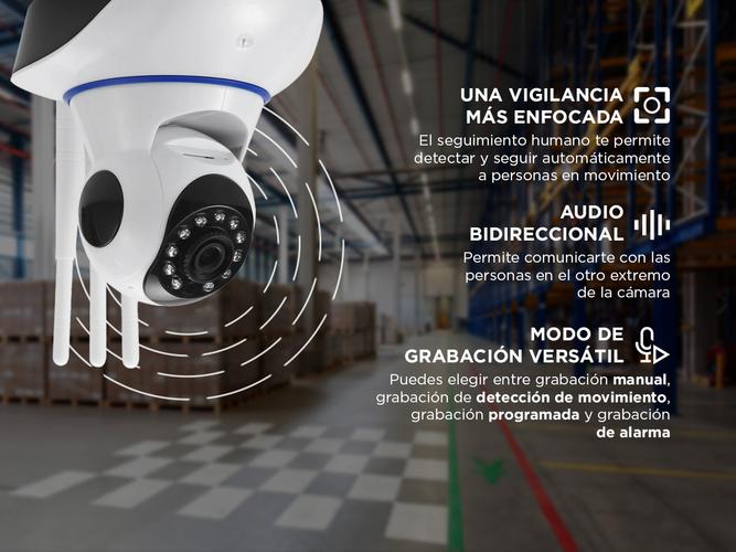 Cámara de Seguridad Gadnic con 3 Antenas - 4